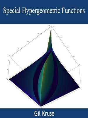 cover image of Special Hypergeometric Functions